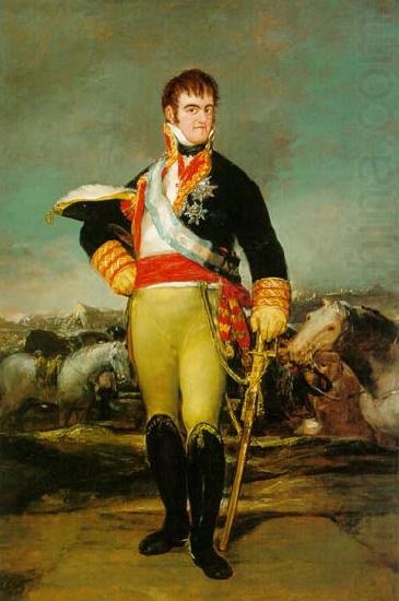 Francisco de Goya Portrait of Ferdinand VII of Spain china oil painting image